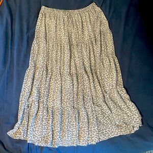 Aerie Leopard Maxi Skirt - NWT